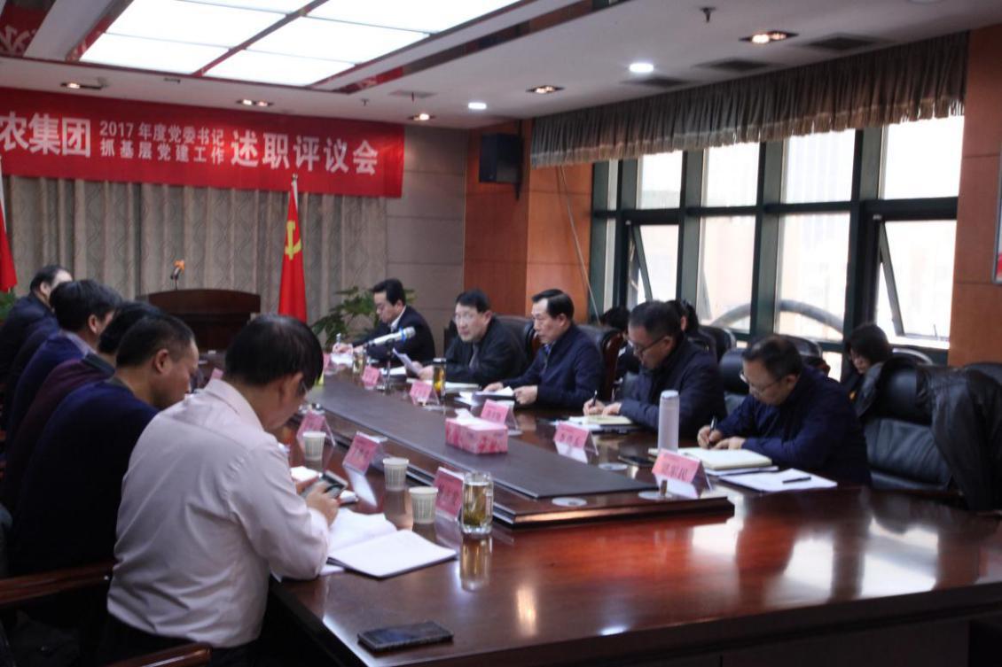 糧農(nóng)集團(tuán)召開2017年度黨委書記述職評(píng)議會(huì)