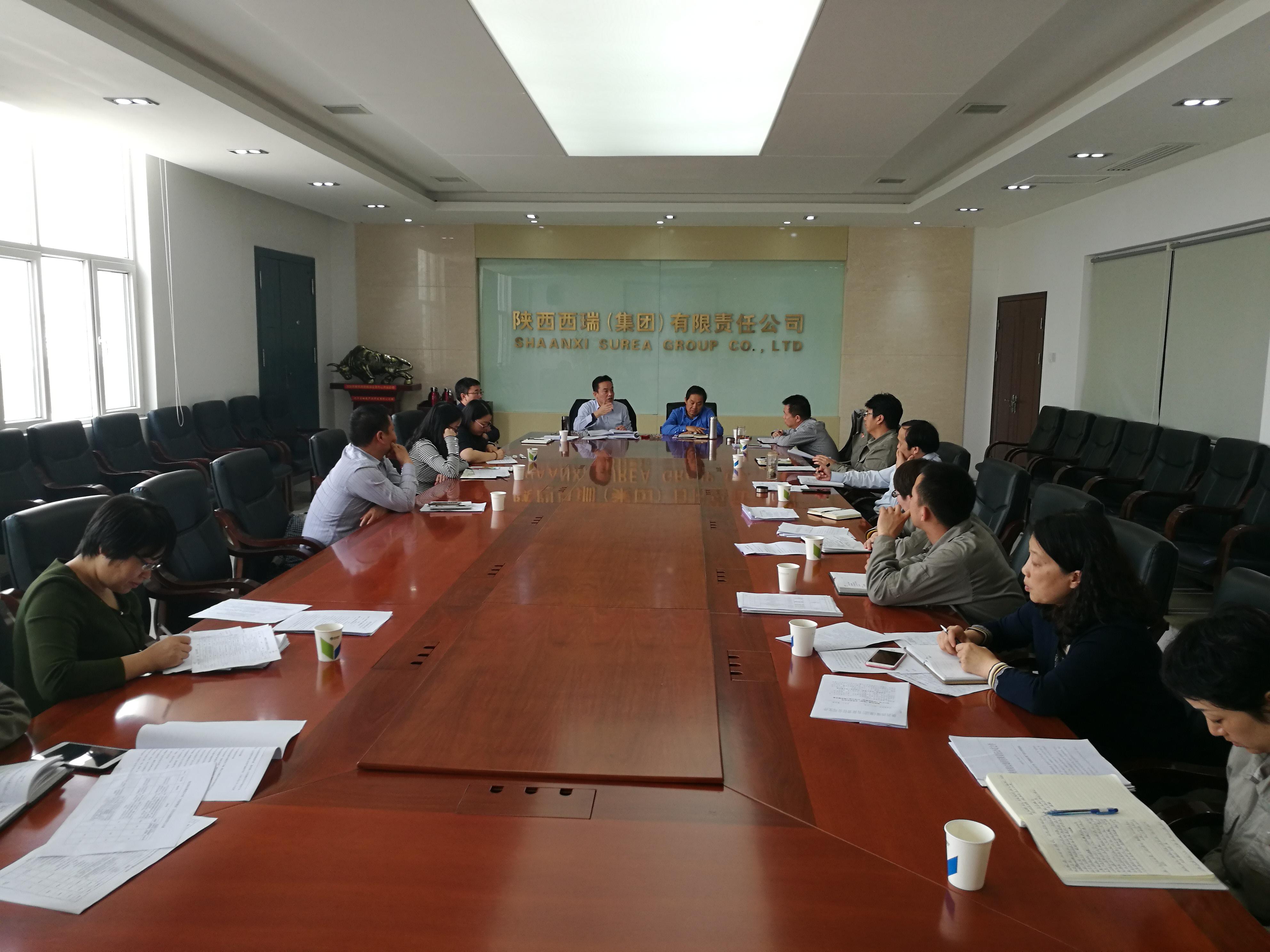 陜西糧農(nóng)集團潘智炎副總經(jīng)理到西瑞集團調(diào)研指導“中國好糧油”項目建設(shè)