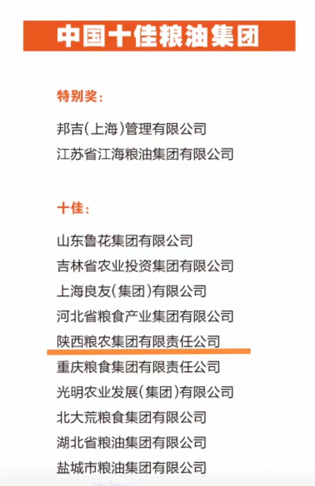 集團(tuán)及所屬企業(yè)、品牌、產(chǎn)品榮登第十二屆中國(guó)糧油榜