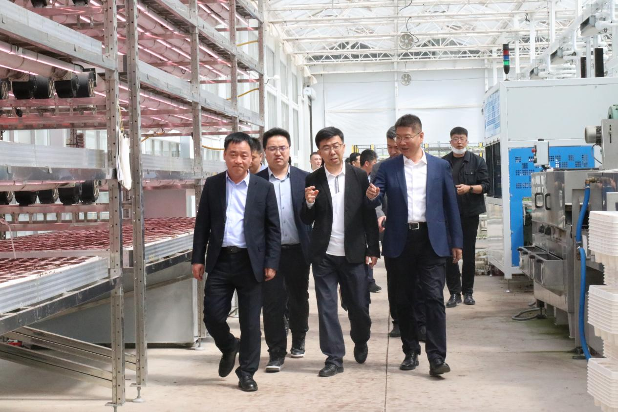 京東集團副總裁林濤一行來楊凌科技集團考察交流