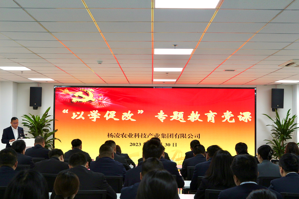 楊凌科技集團：黨委召開“以學(xué)促改”專題黨課